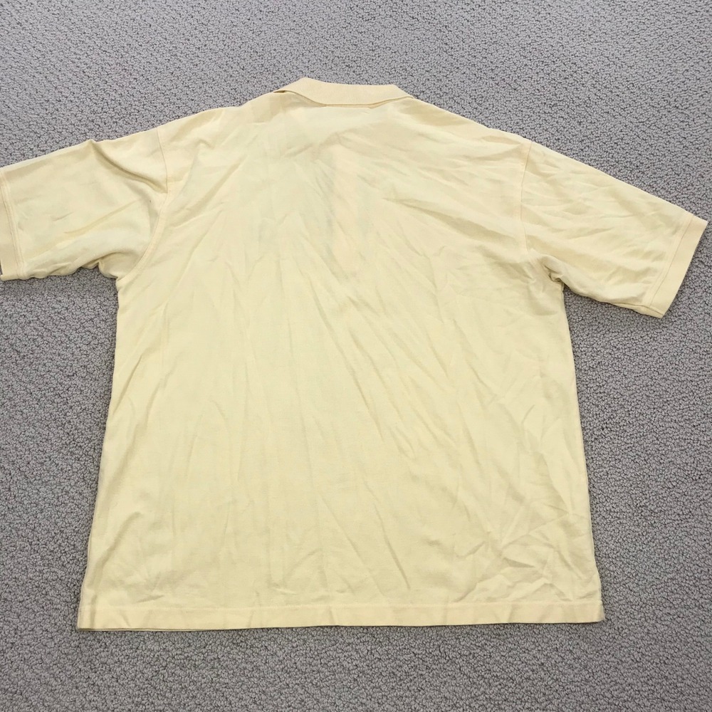 Augusta National Golf Shop Masters Polo Shirt Mens XL Yellow Mercerized Cotton - Picture 3 of 7